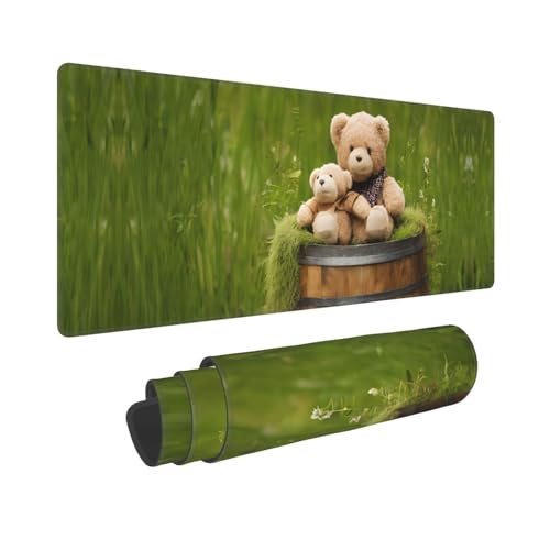 Tapis de souris de jeu grand format 80x30,5 cm pour bureau et maison