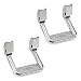 Bully AS-600 Universal Truck Polished Aluminum Side Hoop Step Set 2 Pieces Includes Mounting Brackets - Fits Various Trucks from Chevy (Chevrolet), Ford, Toyota, GMC, Dodge RAM and Jeep