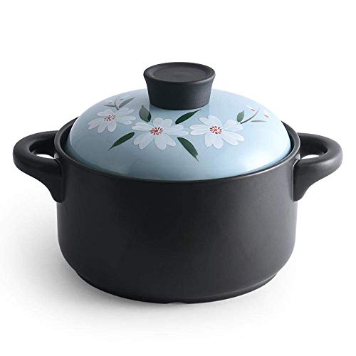 Cocotte en Terre Cuite bleue de 3,5 L pour une cuisine saine