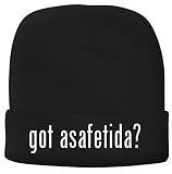 BH Cool Designs got Asafetida? - Men's Soft & Comfortable Beanie Hat Cap, Black, One Size