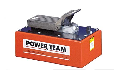 SPX Power Team PA6M Single Speed Air Pump for Single Acting Cylinders, Metal Reservoir