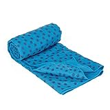 Acostarse sobre la estera de yoga puede absorber el sudor.