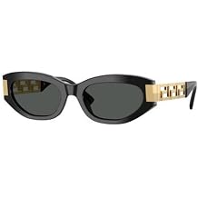 Versace Sunglasses VE 4501 F GB1/87 Black/Dark Grey Polyamide Standard