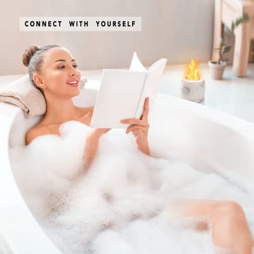 The-Fire Tabletop Fire Pit - Small Fire Pit - Smores Maker Tabletop Indoor Outdoor Featuring Dual Flame Marble Effect Mini Personal Fireplace For Indoor & Garden #TOP7