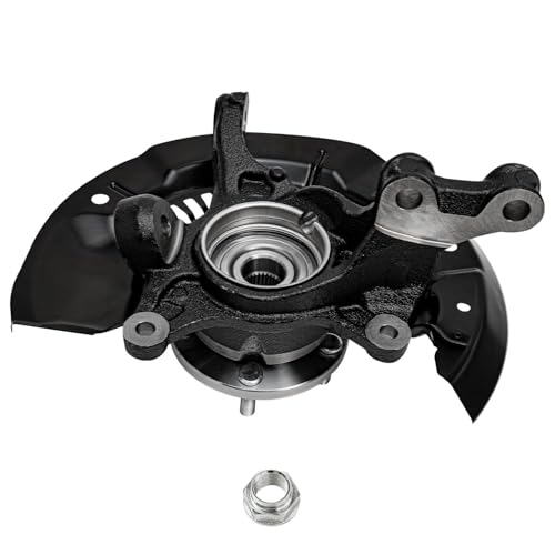 Image of Detroit Axle - FWD Front Steering Knuckles & Wheel Hub Bearings + Struts w /Coil Spring Replacement for 2011-2014 Toyota Sienna 3.5L
