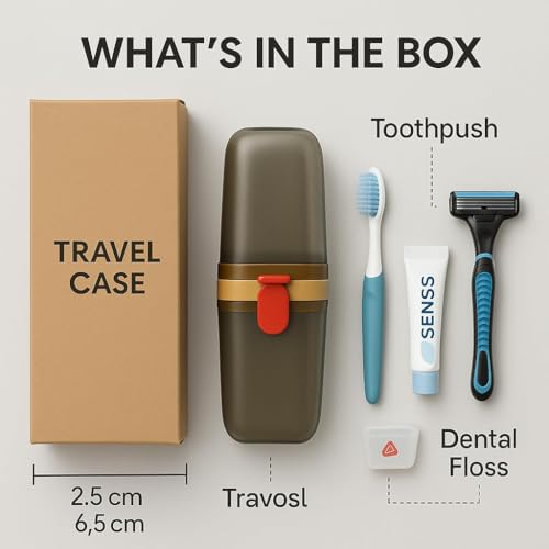 Image of STEFFAN Toothbrush Holder for Bathroom (Pack of 2) | Wall Mounted Toothbrush & Toothpaste Holder | Self Adhesive Bathroom Organizer | Multipurpose Brush Stand | Square Storage Rack for Accessories