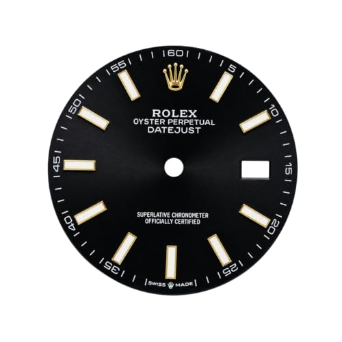 Image of ROUHO Stainless Steel Watch Dial 2824 2836 Movement Metal Timepiece Face 31mm Luminous Date Window Replacement Spare Part for Rolex Datejust - A3