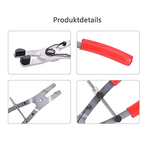 Doo Engy Bremskolbenzange Kolben Abzieher Kohlenstoffstahl Bremskolben Entferner Zange Reparaturwerkzeuge für Motorroller Quads und Motorrräder Demontage von Bremskolben