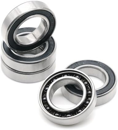 1Pcs 6801 2RS Hybrid Ceramic Bearing 12x21x5 mm ABEC-7 Bicycle Bottom Brackets Spares 6801RS Si3N4 Ball