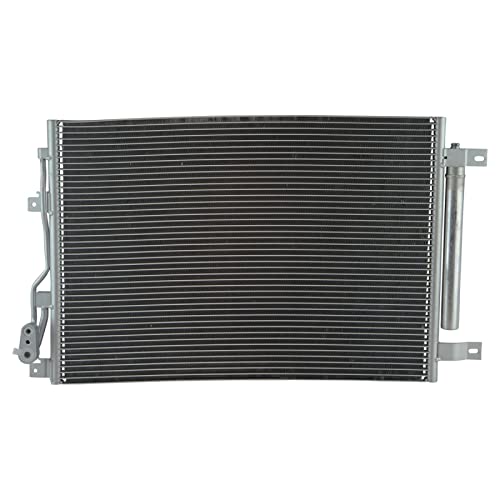 Image of TRQ A /C Condenser and Receiver Drier Assembly Compatible with 2013-16 Dodge Dart
