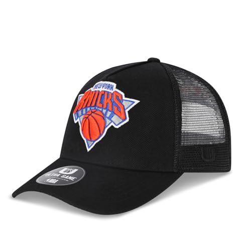 Image of Ultra Game Men's NBA Official Snap Back All Around The World Trucker Baseball Cap Hat