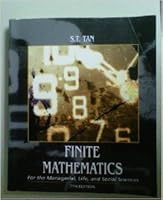 Finite Mathematics for the Managerial, Life and Social Sciences 0495025569 Book Cover