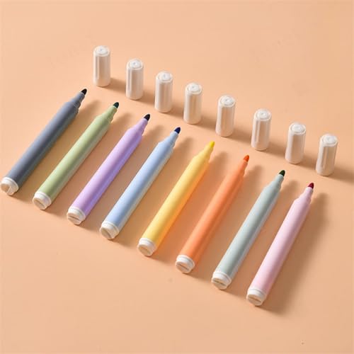 Image of JOUET Magic Floating Water Painting Pens, 8 Colours Erasable Markers Set for Kids and Adults, Quick-Drying Whiteboard Markers for Smooth Surfaces