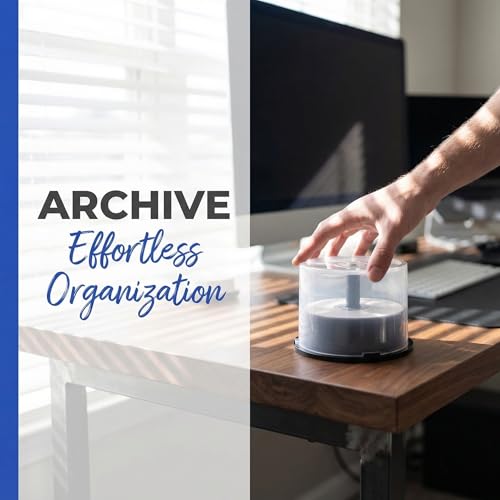 Caja de Almacenamiento para CD y Dvd para Escritorios de Oficina y Salones 4