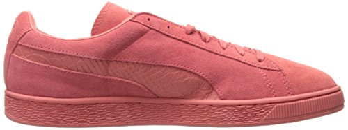 PUMA Puma Men's Suede Classic Sneaker, Porcelain Rose Silver, 6 M US
