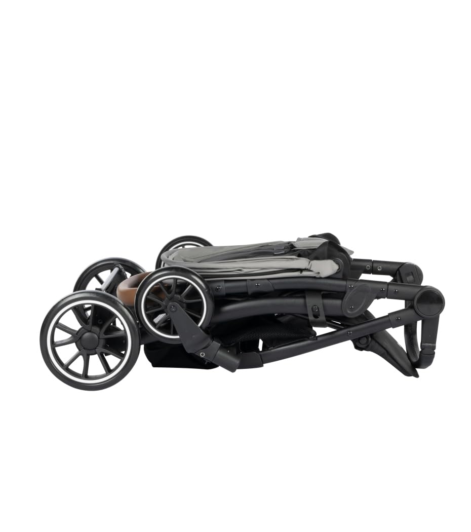 Bebeconfort Ingenious, Passeggino canna compatto, comfort con posizione sdraiata, dalla nascita ai 4 anni, fino a 22 kg, Tinted Grey
