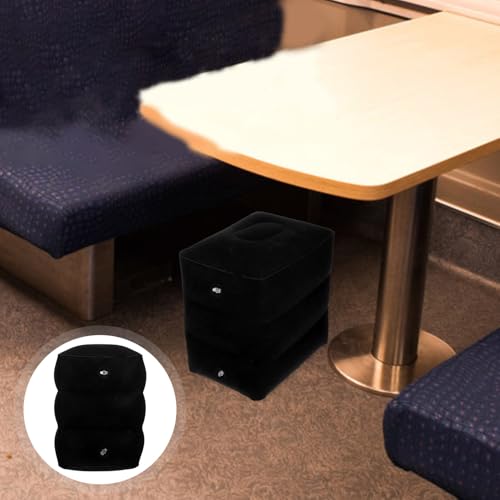 Coussin Ergonomique pour Avion Gonflable : Support Jambes Lavable et Réglable - 8