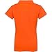 Premium Wear Junior Girl Short Sleeve Polo Shirts - Orange Large