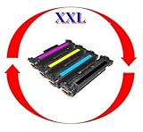4 x PREMIUM TONER - SCHWARZ (CB540A) CYAN (CB541A) MAGENTA (CB542A) YELLOW (CB543A)