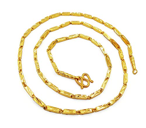 Chain Link 23k 24k Thai Baht Yellow Gold Plated Filled