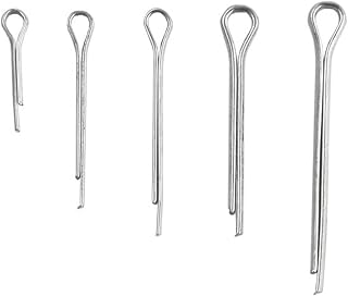 175Pcs Sliver Split Pins Cotter Fixings Assorted Sizes Zinc Plated Steel Hard Case Link Split Cotter Pin High Quality