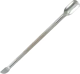 Espátula Dupla Inox Empurrador de Cutículas Manicure e Pedicure Aiko
