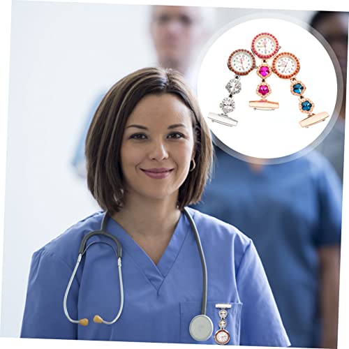 PACKOVE 3 Pcs Verpleegster Zakhorloge Verpleging Horloges Voor Verpleegkundigen Fob Horloge Verpleegkundigen Horloges Voor Vrouwen Kinderen Zakhorloge Kinderhorloge Horloges Voor - Afbeelding 6
