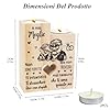 Cadimus Regalo Moglie, Regalo San Valentino per Lei, Candele in Legno, Idee Regali Anniversario per Lei, Regali Moglie Natale, Compleanno, Anniversario Matrimonio