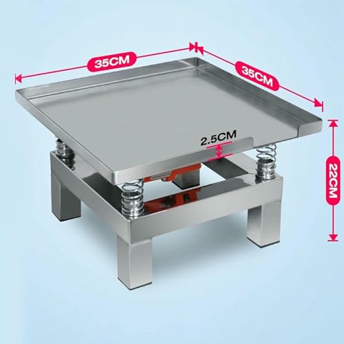 Mesa Vibradora para Hormigón, Plataforma de Vibración de Acero Inoxidable para Laboratorio, para Eliminar Burbujas y Agitar Precipitados miniatura 7