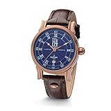 Das Gehäuse hat viele optische Besonderheiten. Eine neuartige, erstmalig in den Farben Olivegold und Kupfer herstellbare IPG-Vergoldung gibt der Uhr eine außergewöhnliche, fast antike Optik. Die Krone ähnelt einem mit Längen- und Breitengraden versehenen Modell der Erdkugel. Die Bandanschläge am Gehäuse haben eine geschwunge Form, ähnlich den Bugwellen eines Schiffes. Der Korpus ist gebürstet, die Lünette und die Wellen schimmern poliert. Das Uhrenglas ist aus kratzfestem Saphir.