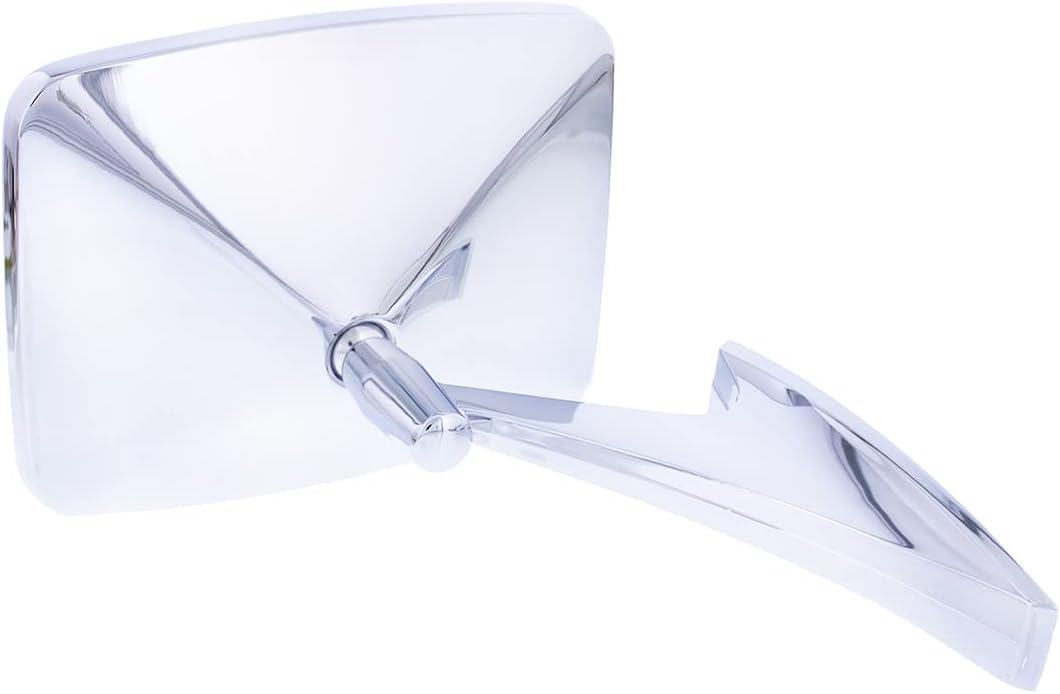 United Pacific C738710 Left-Hand Side Exterior Side Mirror for Chevy/GMC Trucks, Die-Cast & Chrome Plated – Single Mirror (L/H Side)