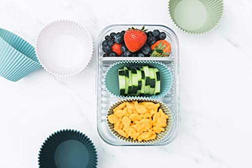 The Silicone Kitchen Reusable Jumbo Silicone Baking Cups - Non-Toxic, Bpa Free, Dishwasher Safe (12 Pack, Jumbo) #TOP4