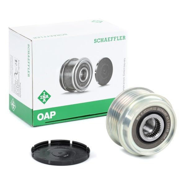Poulie à Roue Libre Alternateur INA 1037152 - Compatible VW Passat, Audi A4, Skoda - Remplacement Origine