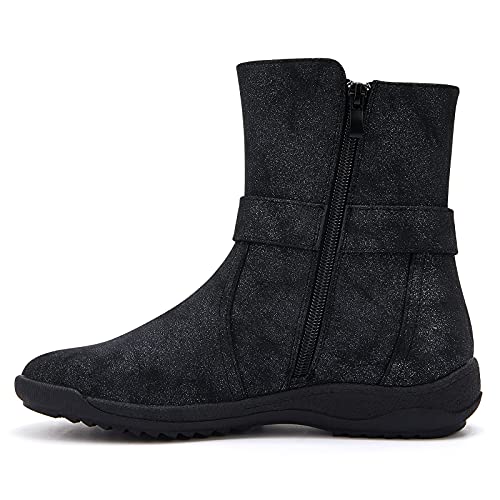TINSTREE-Womens-Fashion-Buckle-Boots