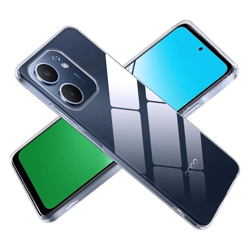 Fitudoos Cover per OPPO A5x 4G/5G, Custodia Sottile in TPU Morbido, Silicone Liquido Premium Custodia Protettiva per OPPO A5x 4G/5G- Trasparente.
