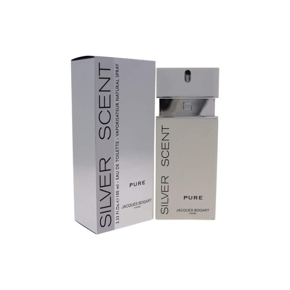 Silver Scent Pure by Jacques Bogart for Men - 3.3 oz EDT Spray