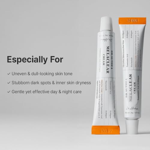 Miniatura 6 de Dr.Althea Crema Melaclear | Ayuda a unificar el tono de la piel con niacinamida y ácido tranexámico (TXA) | Crema facial hidratante para el cuidado de manchas oscuras e hiperpigmentación | Cosmética v