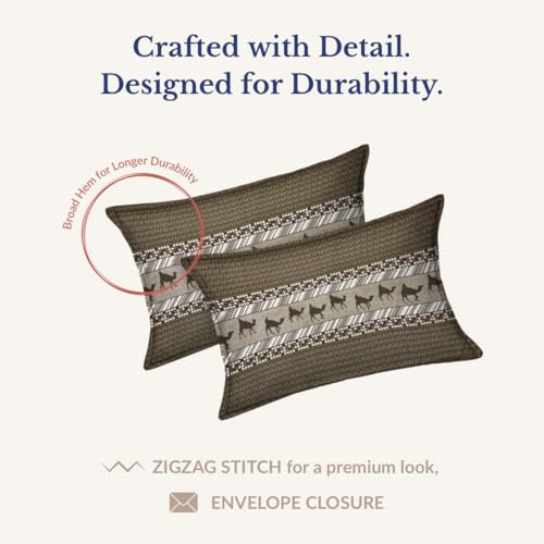 Image of Jaipur Weaves Cotton King Size Bedsheet 108x108 Super King, 100% Pure Cotton Bed Sheet with 2 Pillow Covers, 300 TC Soft Breathable Camel Design Bedding - (Olive Desert)