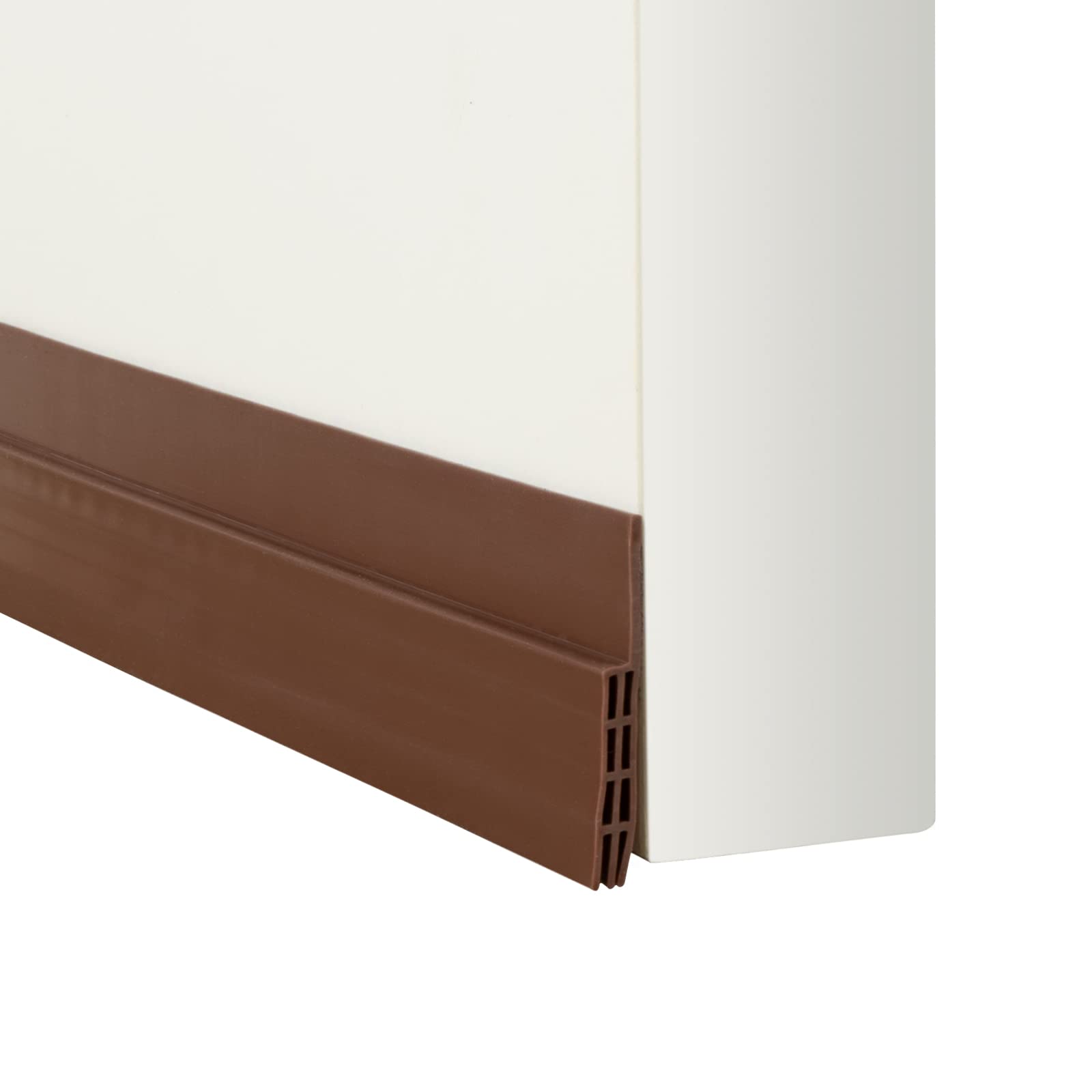 NOOMS Door Weather Stripping Soundproof Door Seal Strip Door Draft Blocker Energy Saver Door Draught Stopper For Doors And Windows (1, BROWN)