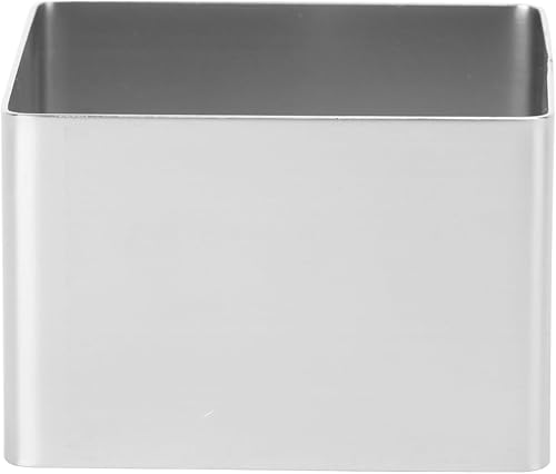 Molde cuadrado útil para mousse de acero inoxidable, anillo para tartas, cortador de mousse, molde de postre, molde de pastelería, herramienta para