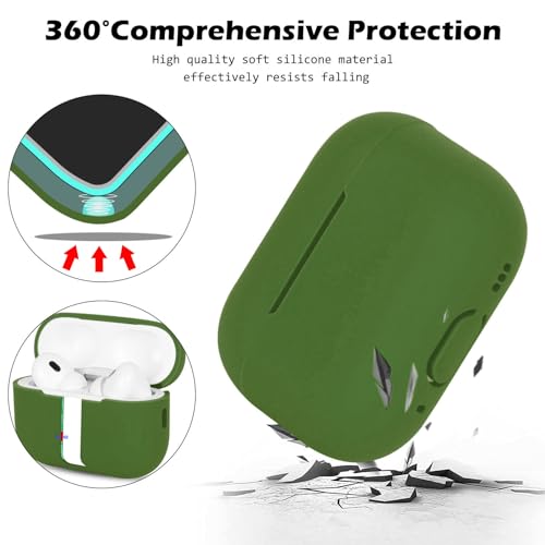AOTUAO Compatible with AirPods Pro 2 Case Cover - Image 4