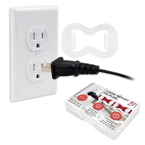 15-Pack Loose Outlet Fix Plug - Ensure Secure Connection for Power Plugs - Socket Extender Prevents Loose Socket Issues - Easily Fix Loose Outlets - Wont Fall Out or Cut Off Electricity