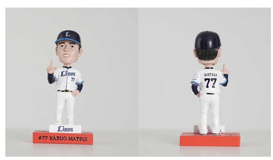 Amazon.co.jp: 埼玉西武ライオンズ 松井稼頭央監督 ボブルヘッド