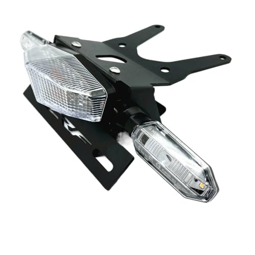 Kit support de plaque d'immatriculation LED avec clignotants transparents pour CRF250L