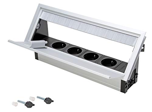 Preisvergleich Produktbild Kopp 939606018 ASA Einbau-Steckdosenleiste, 4-fach