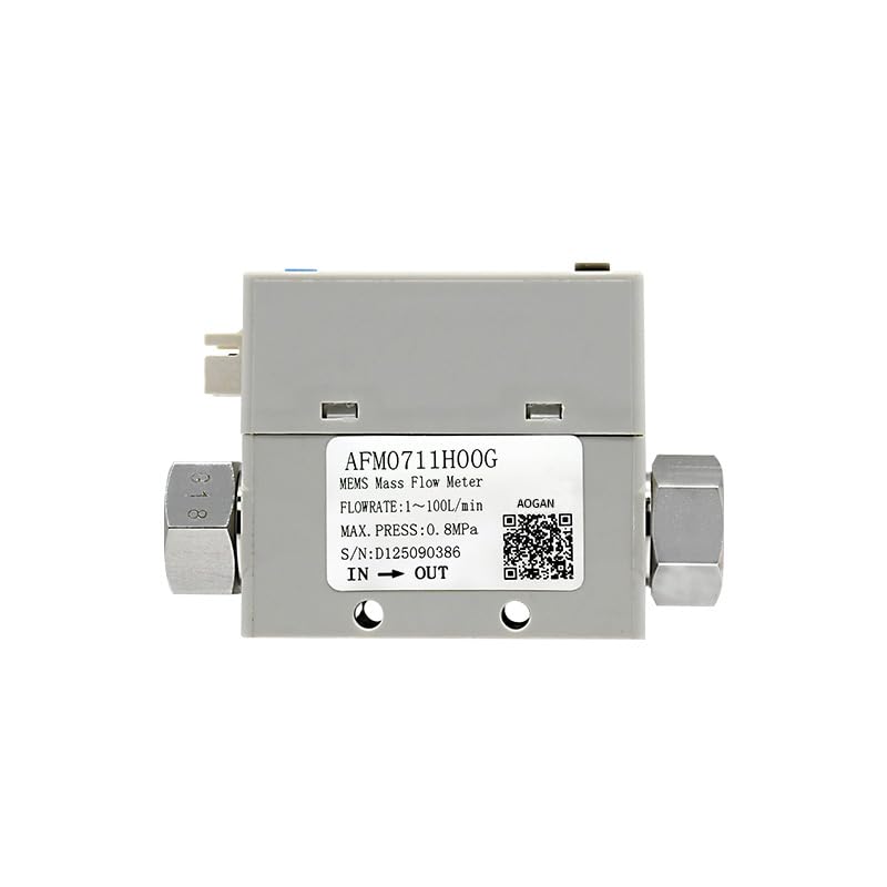 AFM07 Aerothermal Mass Flow Meter Compressed air Nitrogen Oxygen 2-200L/min High Accuracy High Stability and Convenient Operation