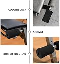 LAURIS Gym Machine Roller Rubber Compressed Foam Replacement Foot Pads & Accessories for Exercise Machines Leg Extension Curl Decline Bench, Fitness & Home Gym Equipments Size 8" x 4" - 8 pcs gallery image
