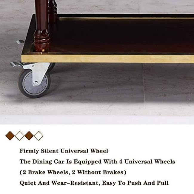 Storage Cart, Beauty Salon Cart Clearing Kitchen Drinks Trolley Easy to Put, for Home, Living Room,Side Table Display Cabinet-7oD4gfml