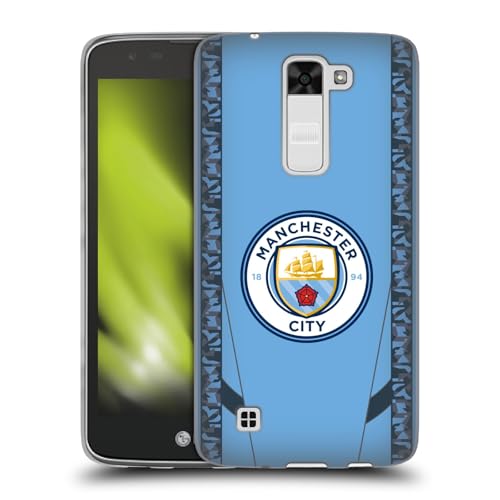 Head Case Designs Officially Licensed Manchester City Man City FC Home 2024/25 Badge Kit Soft Gel Case Compatible with LG K7 K330 / Tribute 5