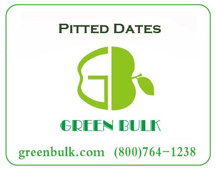Dried Pitted Dates-Whole, from Green Bulk (3 lb)